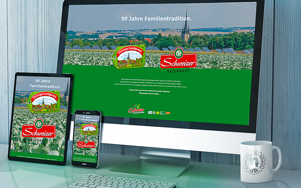 Agentur für Webseiten, Websiteagentur für Lebensmittelproduzenten, Landwirtschaft, Agrarunternehmen, Industrie und Handel